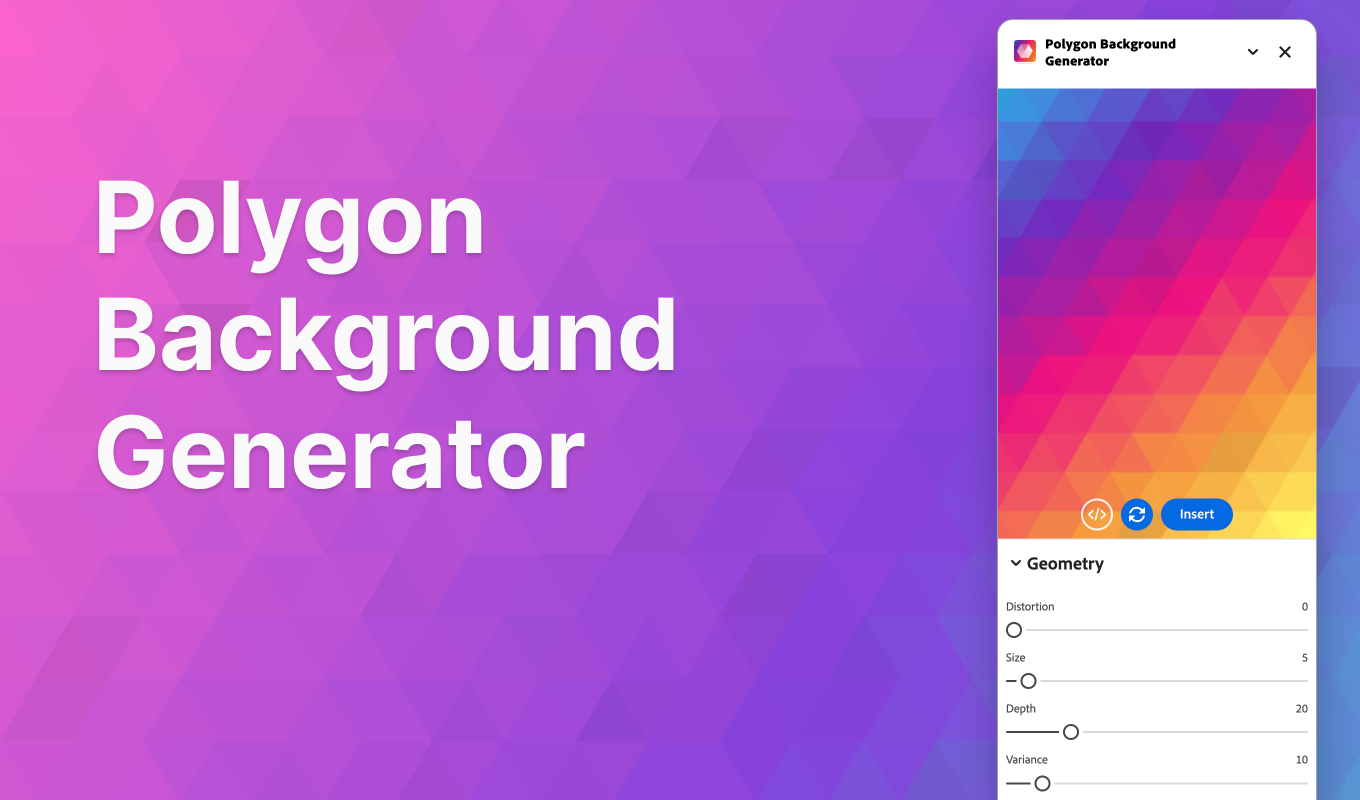 Polygon Background Generator Illustration #1